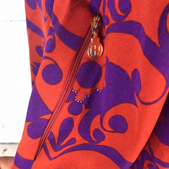 Tracy Negoshian Damask print Ginger Dress XL NWT - Picture 4 of 7